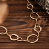 Stile Punk Catena Metallizzata Pieghettata in Vita Gioielli per il Corpo Regolabili Oro Argento Accessori Sexy per Donne Stile Etnico Retrò Cinture per la Vita
