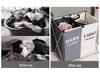 Foldable Waterproof Laundry Hamper with Handles - Oxford Cloth and Aluminum Frame