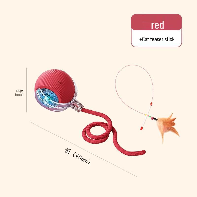 Smart Cat Ball: Automatic Self-Entertaining Rolling Toy for Kittens