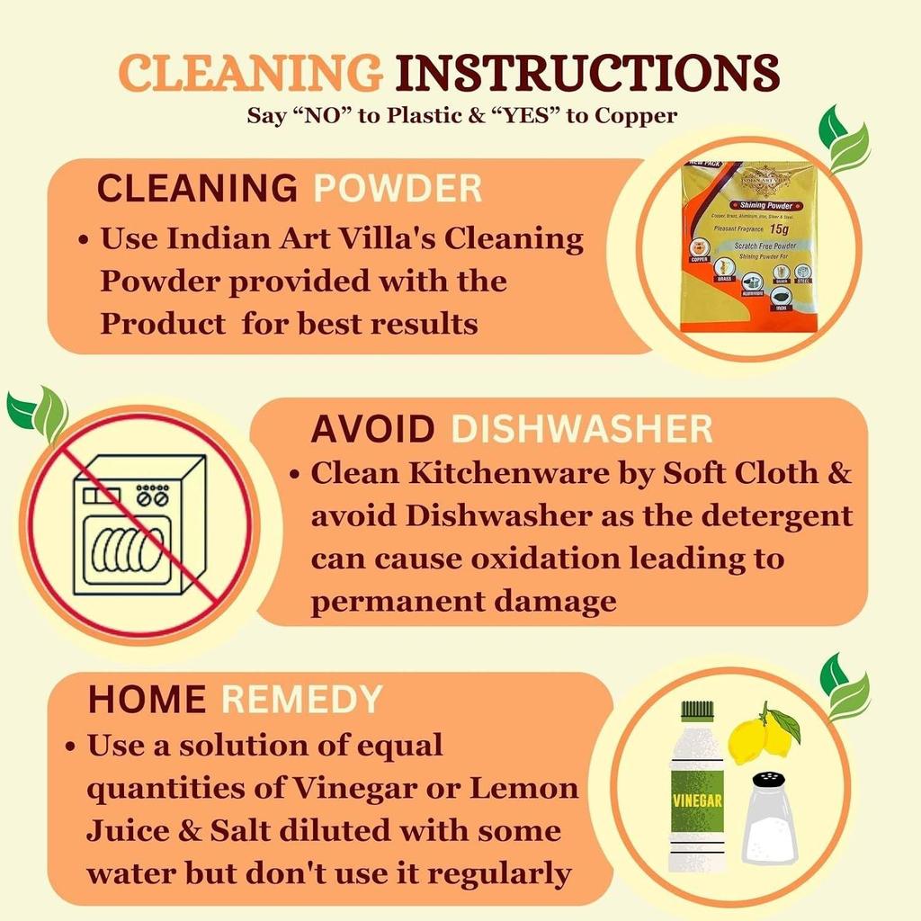 Handi de Servire din Oțel Inoxidabil cu Cupru și Capac de Sticlă 750 ml - Vase de Servire Pui Briyani Legume Acasă