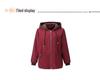 Plus Size Hooded Velvet Coat for Middle-Aged Women - Fashionable Cotton-Padded Jacket