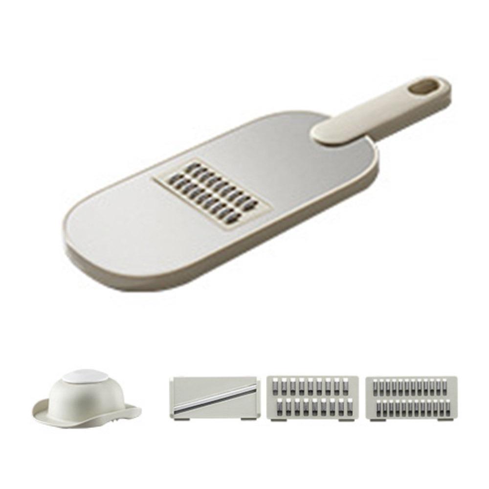 Durable 6 In 1 Vegetable Slicer Stainless Steel Multifunctional Cheese Grater Manual Potato Julienne Shredder Kitchen