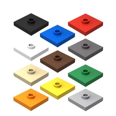 20 Stück Bausteine 2x2 mit 1 Bolzenplatte, Brettteile zum Zusammenbauen von Partikeln, kompatibel mit 87580 Changeover Creative Brick Toys