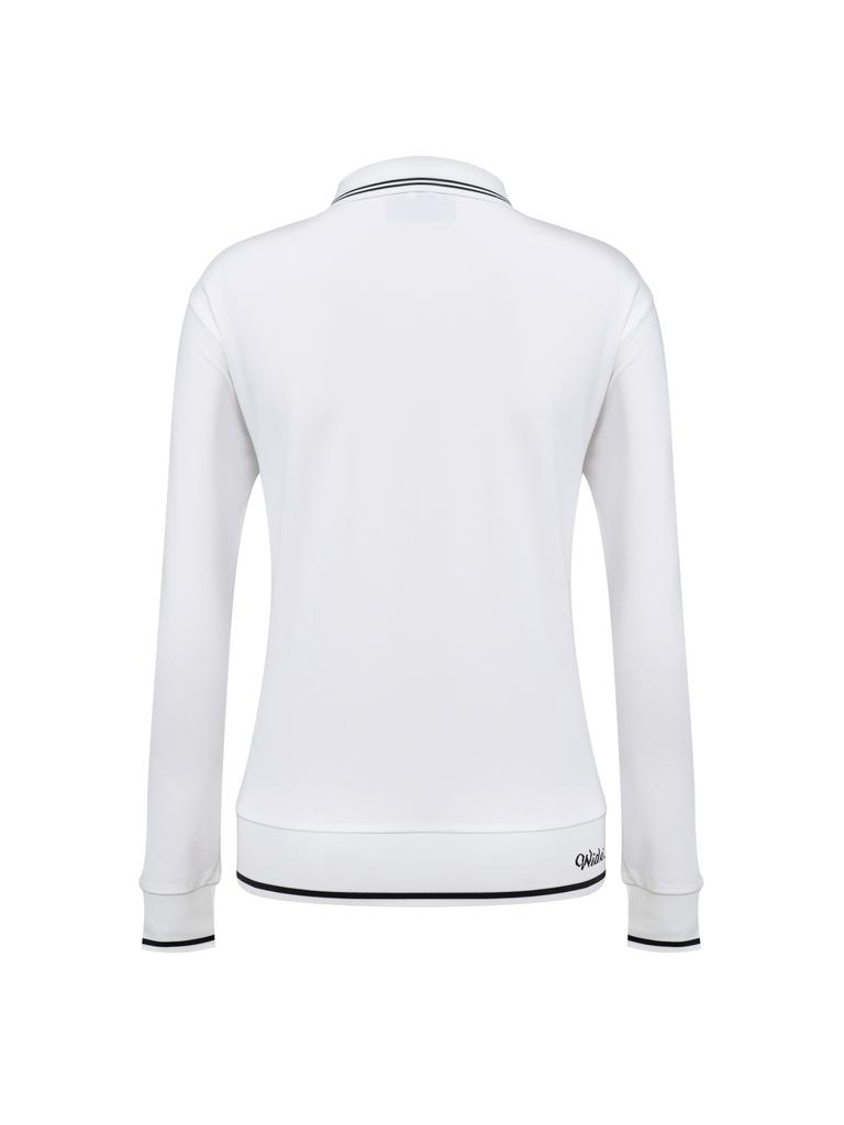 WIDEANGLE To Essential Polo Shirt L_White