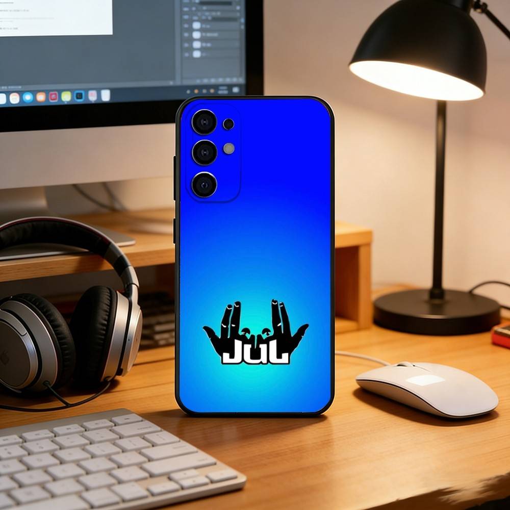 R-Rapper JuL Phone Case For Samsung S25,S24,S21,S22,S23,S30,Ultra,S20,Plus,Fe,Soft Silicone Black Cover