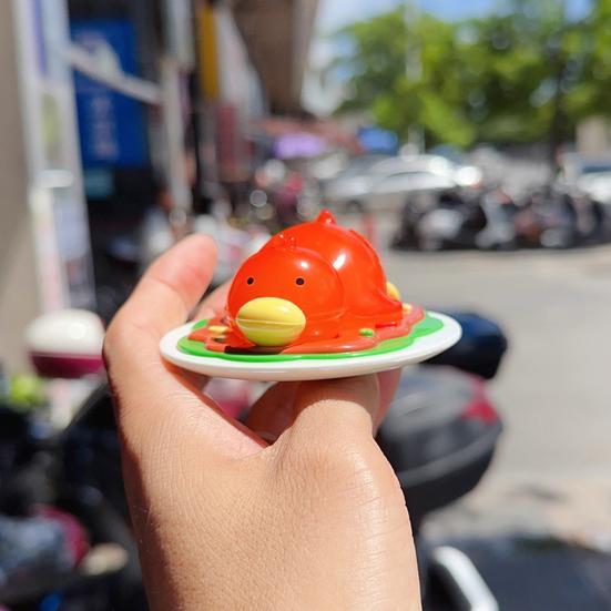 Roast Duck Decoration Color Changing Duck Temperature Sensitive Duck Figurine with UV Sensitivity for Desk