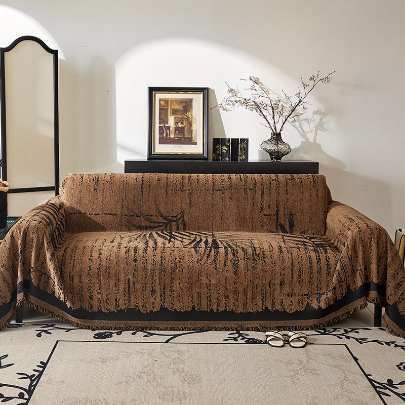 Ručník na pohovku Populární Nový Lehký Luxusní High-end Vzhled Čtyřsezónní Univerzální Potah na Pohovku Žinylkový Potah na Pohovku Látka