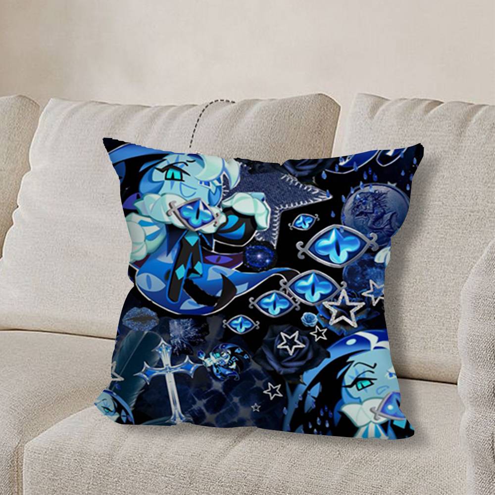 Cookie R-Runes KingdomS Game Pillow Case Sofa Living Room Bedroom Headboard Backrest Cushion Square Cushion Nap Time
