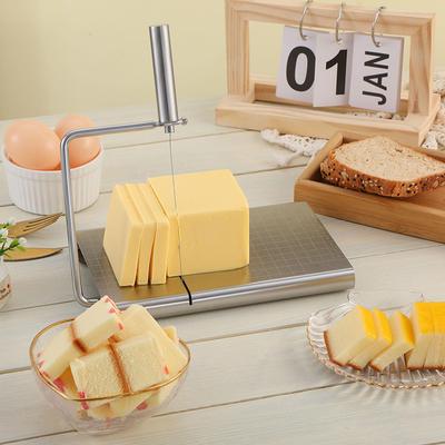 Affettatrice per Formaggio in Acciaio Inossidabile Con Filo di Taglio Sostituibile Coltello da Taglio per Salsiccia e Prosciutto Accessori da Cucina Strumenti