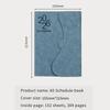 English Notebook Efficiency Manual Diary Weekly Planner 2026 Schedule Book  School Office Supplies