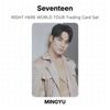Seventeen RIGHT HERE WORLD TOUR Trading Card Set Official Photocard