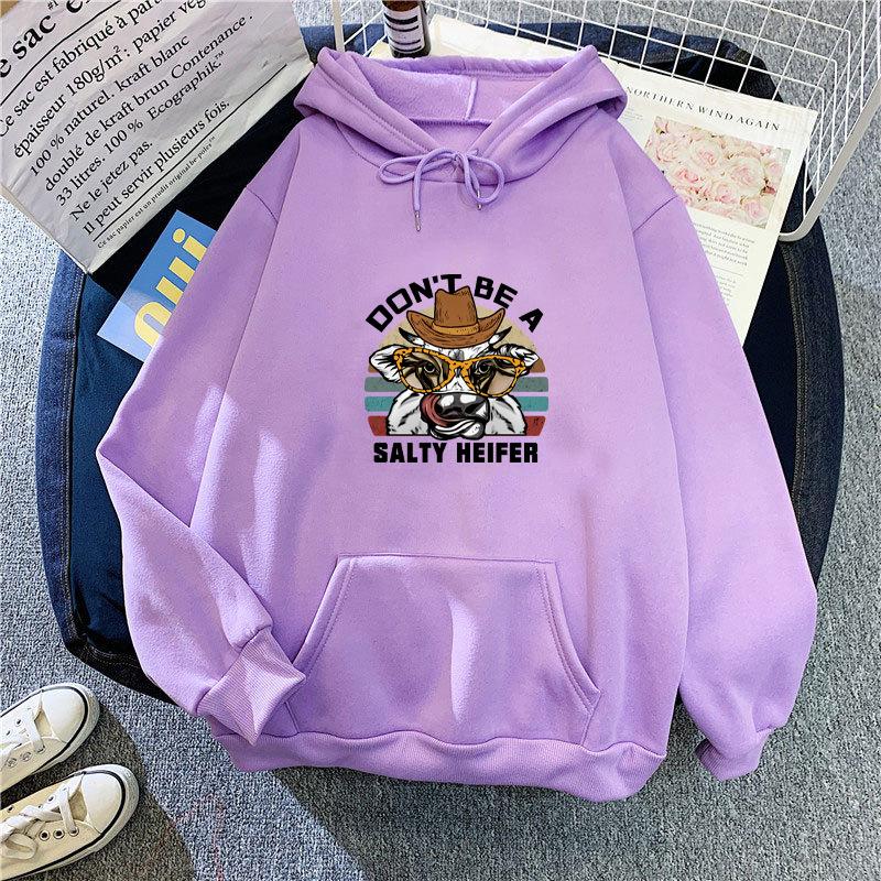 Ladies Velvet Hooded Sweatshirt for Autumn Winter Women Casual Large Size Loose Hoodies Pullover Tops
