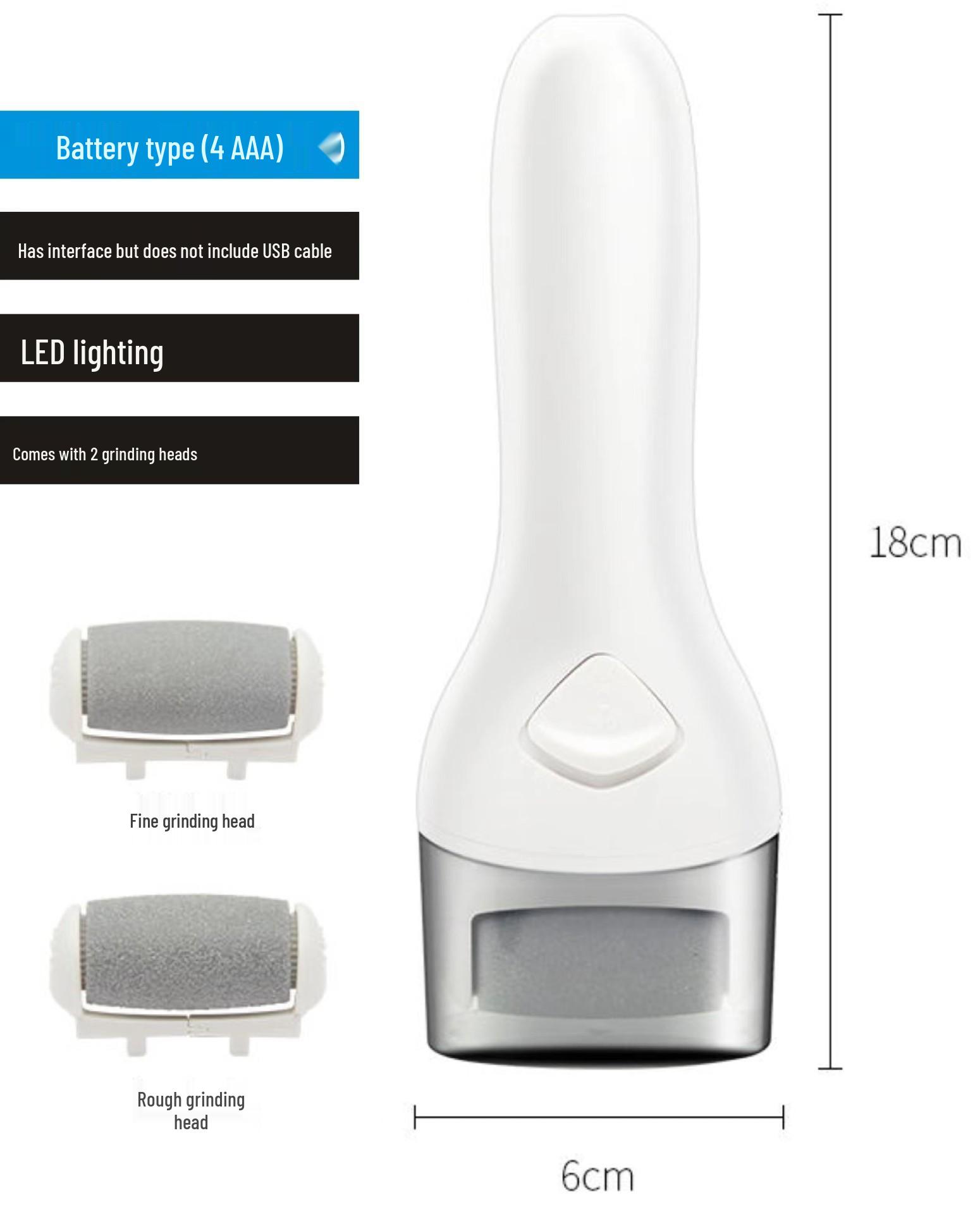 Электрическая пемза для ног с USB-зарядкой для удаления мозолей и педикюра