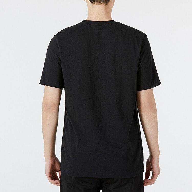 Nike Cartoon-Print Bequemes Rundhals-Freizeit-T-Shirt Herren-Tops Schwarz DN3004-010