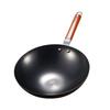ZISIZ Iron Lady Round Bottom Cast Iron Wok