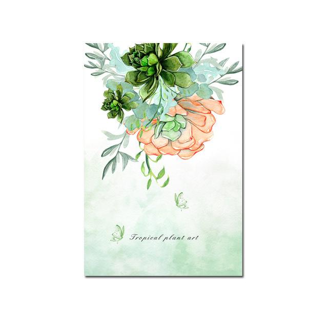 

Натуральное растение, лист, цветок, картина, суккуленты, ботанический постер и принты, скандинавский настенный художественный холст, картина для дома, скандинавский декор 21*30cm