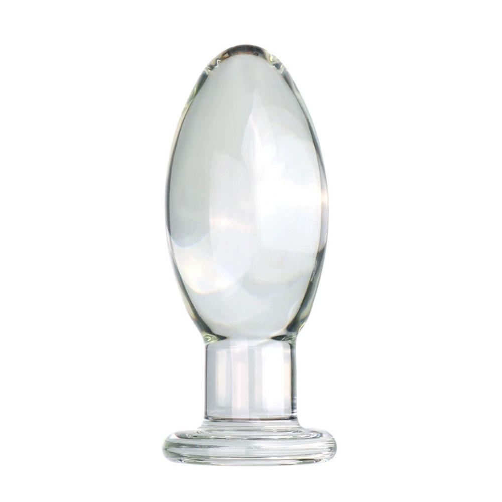 Glass Crystal Quantity Oval Shape Wand Plug