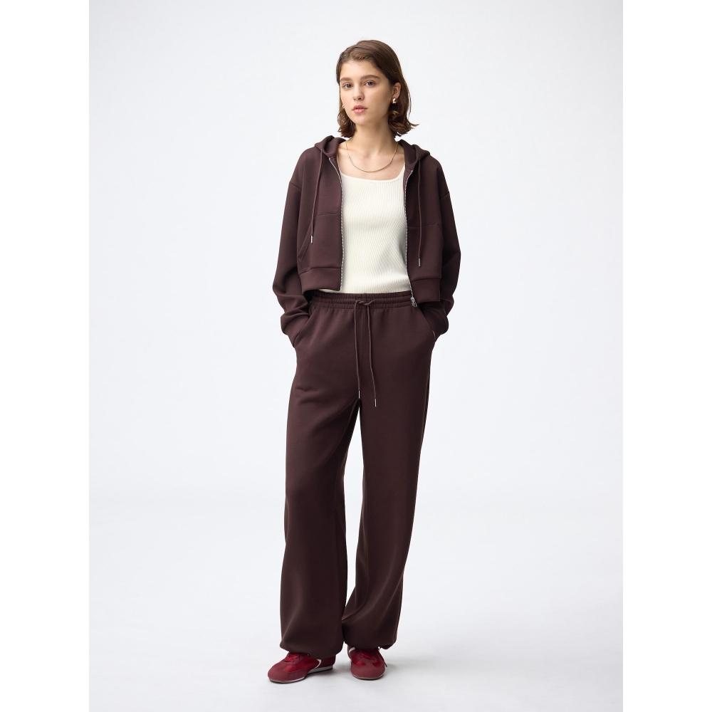 Gu By Uniqlo Puff Sweat Baggy Pants+ec Length 77.0 Cm