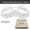 Miflame Stainless Steel Heart Corner Shelf