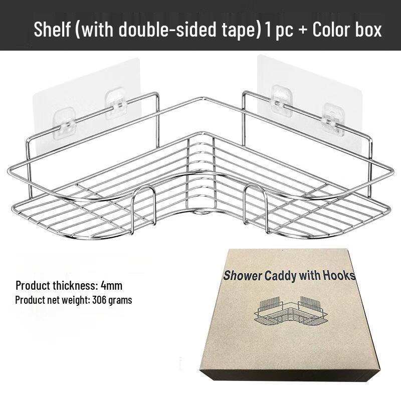 Miflame Stainless Steel Heart Corner Shelf