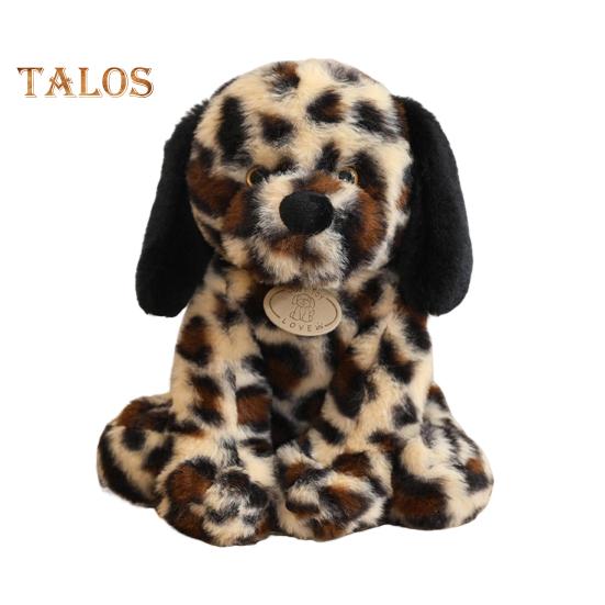 Spotted Dalmatian Plush Toy 25cm Super Soft Stuffed Dog Huggable Sitting Pose Cuddly Dog Plushie Gift for Girls Boys