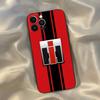 Coque de téléphone International Havester IH Tractor pour iPhone 16 15 14 13 12 11 Pro Max Xr X Xs Mini 8 Plus SE 2022 Noir Souple Si