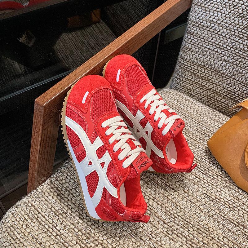 Korean Version of Age-reducing Comfortable Mesh Breathable Forrest Gump Shoes Women's Summer and Autumn New Versatile Fashion Soft-soled Sports