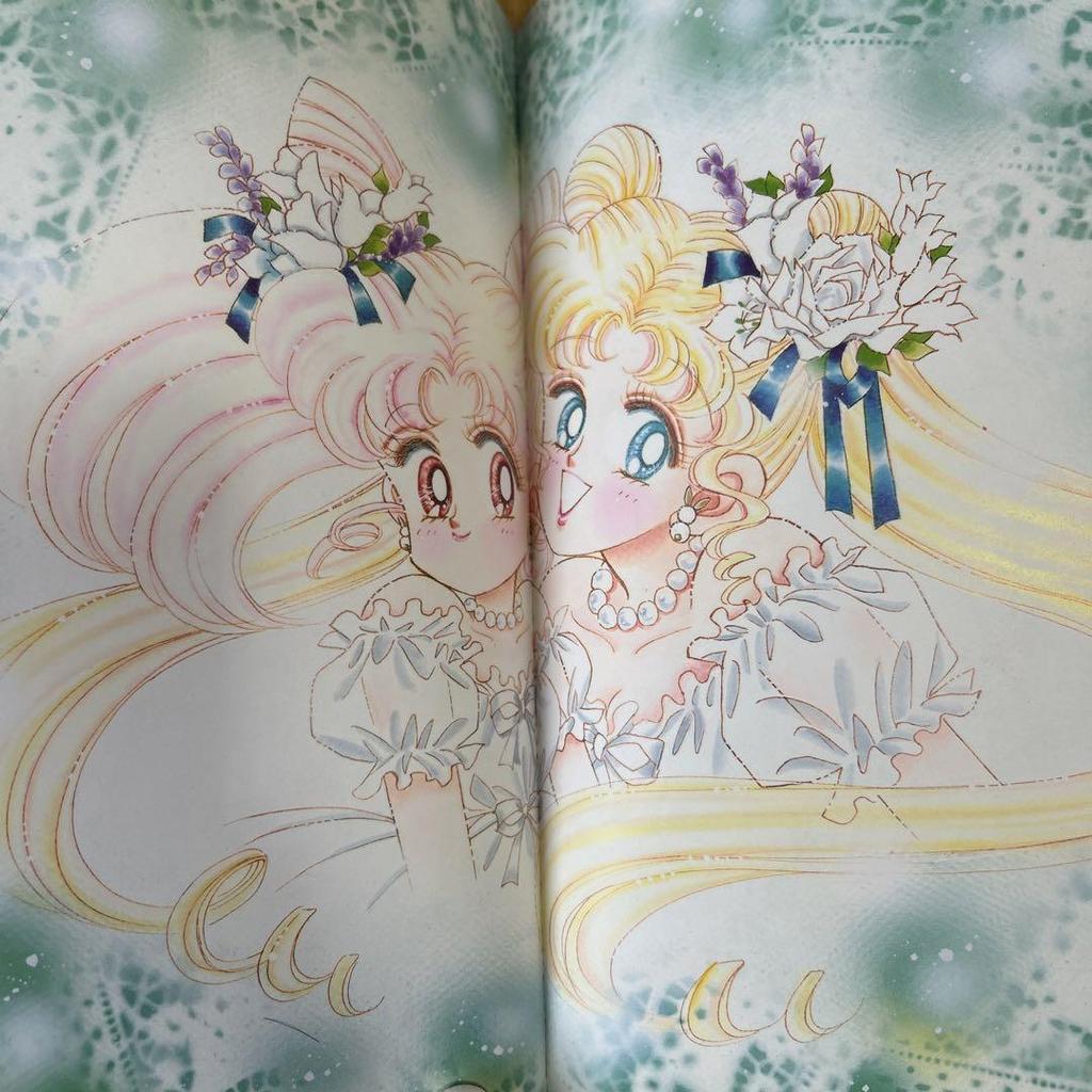 [USED] Sailor Moon Art Book vol.2 + Illustrations with Files