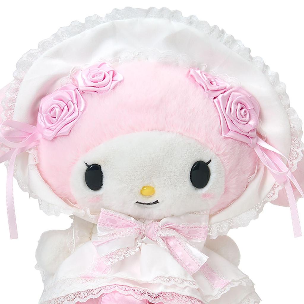 Sanrio My Melody Plush Toy Ages 3 and Up 009857 (White Frill)