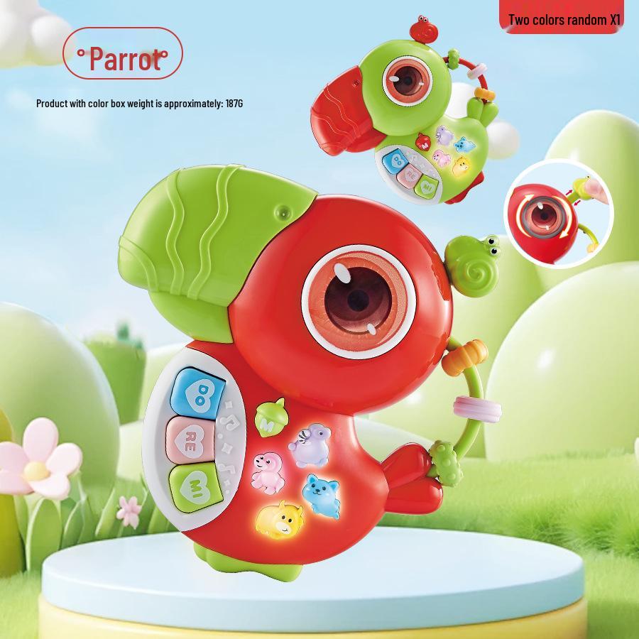 Multifunctional Dinosaur Electronic Organ Toy for Early Education - Sound and Light Piano with Cartoon Animals for Babies and Toddlers