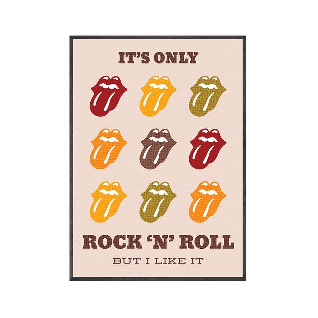 Poster Songtexte Wandkunst Poster Groovy Rainbow Bunte Mode Leinwand Malerei Poster und Drucke Wandkunst für Zimmer Home Decor