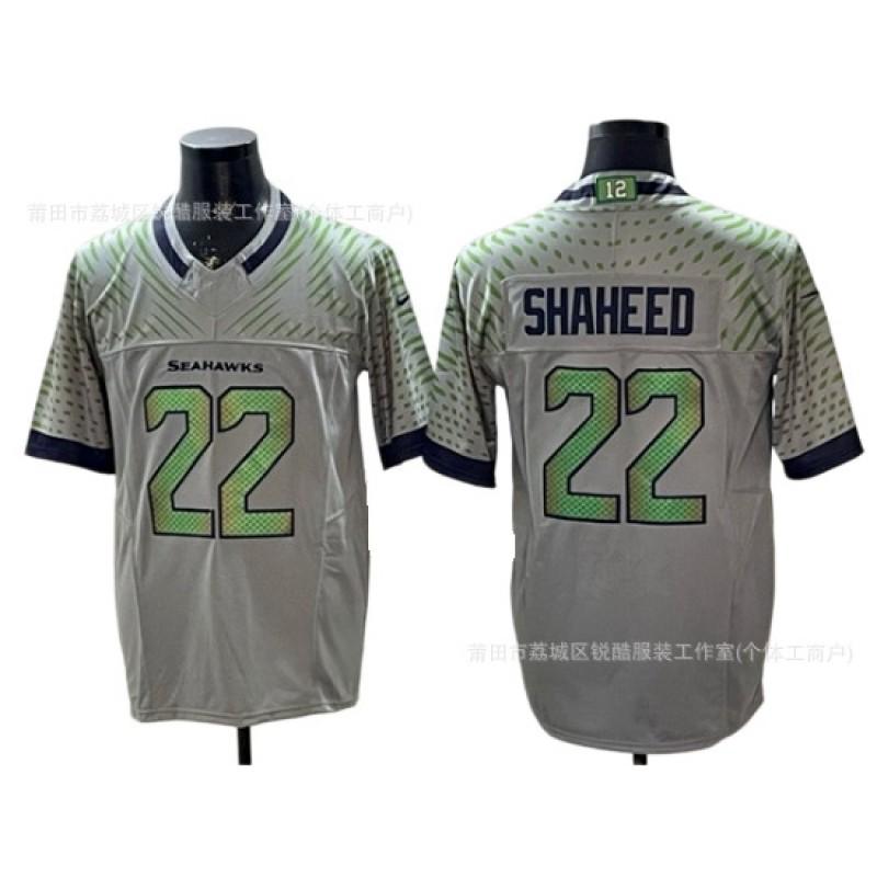Seattle Seahawks NFL Fotbalový dres Unisex pro dospělé Sportovní oblečení Týmové fanouškovské oblečení Podzim Zima