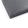 Pristine BALLY Bifold Wallet Logo Embossing Gray Leather Mens Used