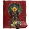 LORD OF THE RINGS Barad-Dur Sauron Silky Supersoft Blanket