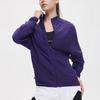 FILA Solid Color Knitted Sports Stand Collar Jacket Women jackets Deep-Navy A11W131507F-NV