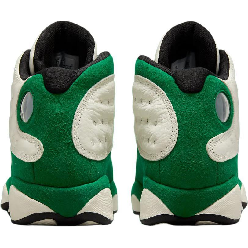 Air Jordan 13 Retro GS Sail Pine Green Kids Sneakers Cream Black HQ0780-103