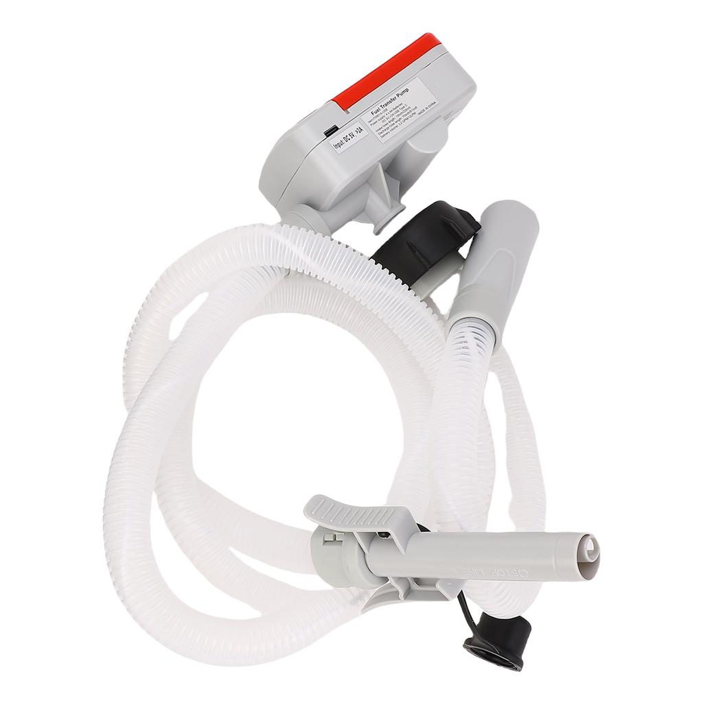 Fuel Transfer Pump 3.2GPM Battery and USB Type C Powered Automatic Stop Liquid Fuel Transfer Pump with 51in Discharge