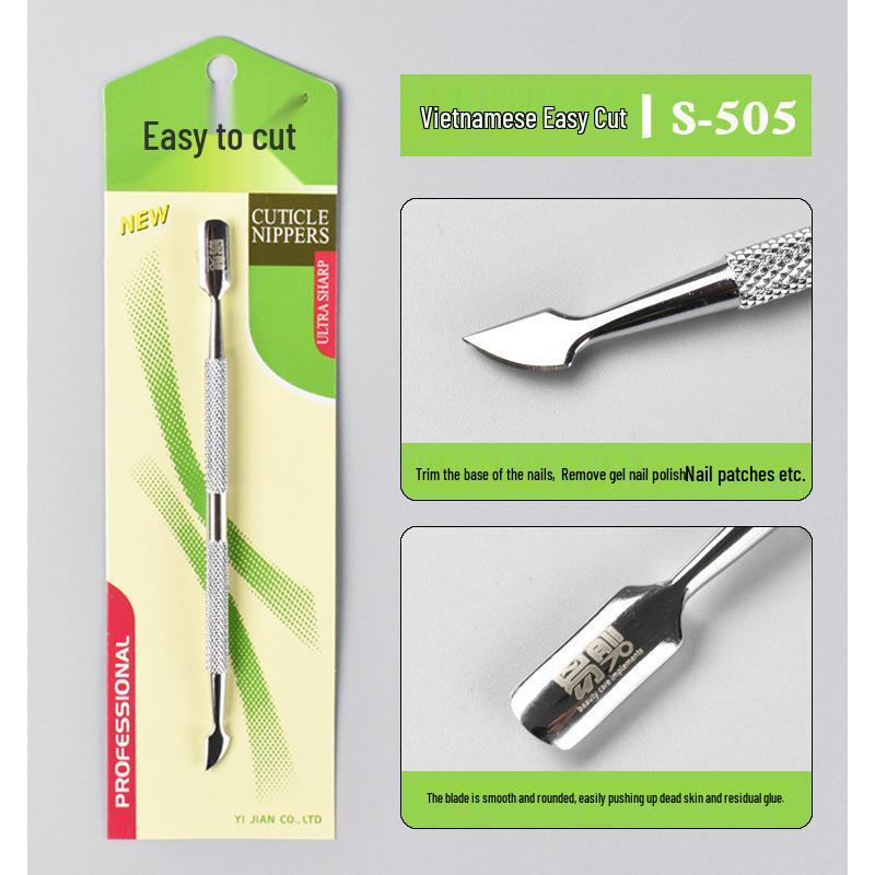 Double-Ended Stainless Steel Nail & Cuticle Remover Tool