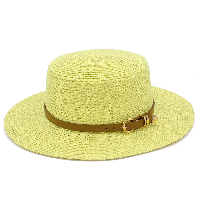 Women's New Spring and Summer Bowler Hat Fashion Panama Straw Hat Outdoor Sun Hat French Beach Hat Cool Hat