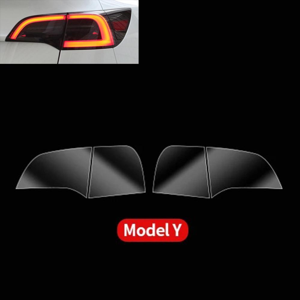 TPU Car Headlight Taillight Foglight Protective Film For Tesla Model Y 3 HD Anti-Scratch Lens Cover Durable Anti-Fingerprint