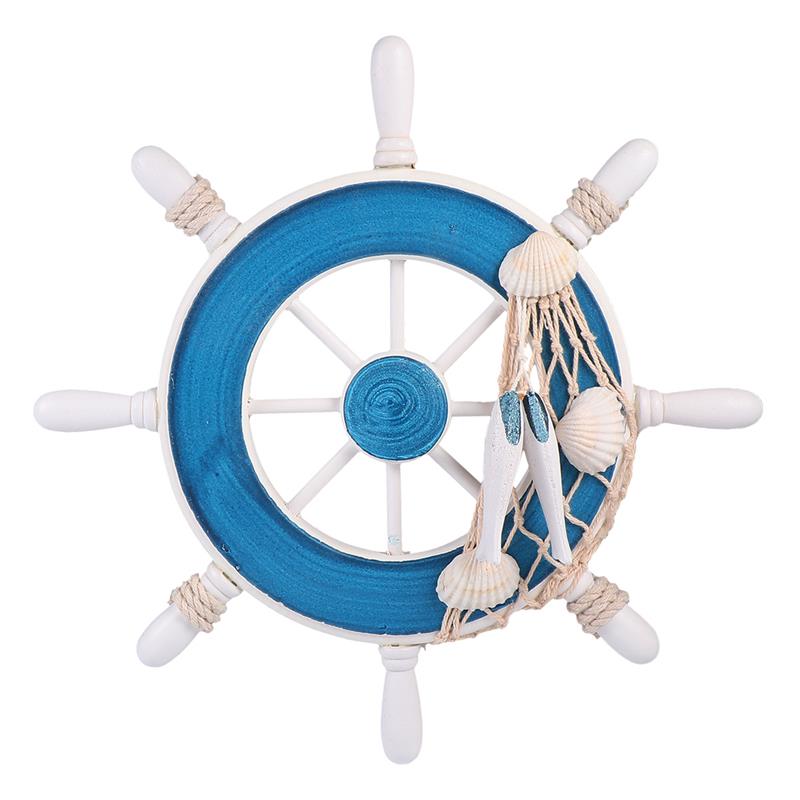 Wheel Ship Nautical Wooden Steering Wall Wood Hanging Boat Marine Vintage Boat Wheel Mirror Boat Wheel Mirrorative