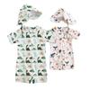 Children's Cartoon One-piece Swimsuit Boys Baby Quick-drying Sunscreen Swimsuit Baby Cute Dinosaur Ocean Theme Swimsuit