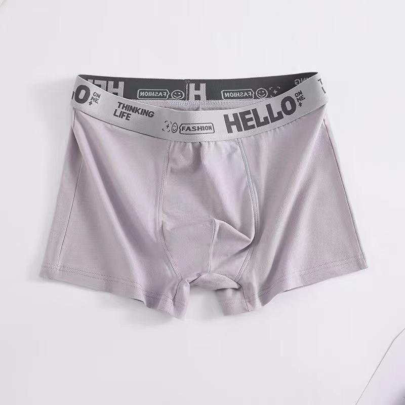 Men's Antibacterial Boxer Shorts Men's Oversized Cotton Underwear Men's Plus Size Underwear