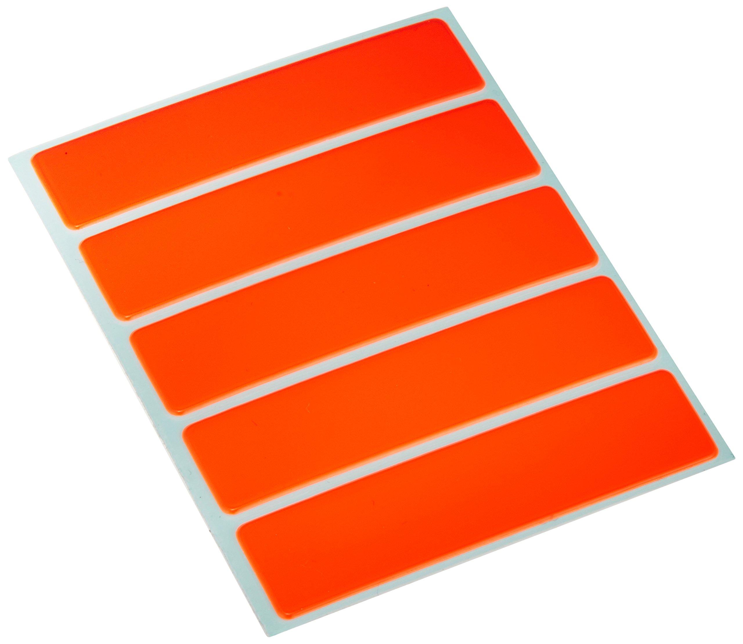 

amon reflective sheet DX, red, with adhesive, width 15 mm × length 60 mm × thickness 0.6 mm 6697