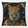 Animals Portrait Poster Pillowcase European Fashion Leopard Royal Lion Zebra Living Room Cushion Cover Square Home Decoration