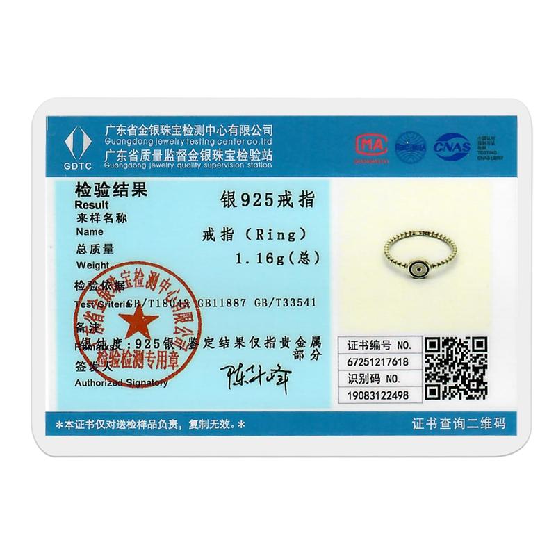 Copper Original Religious Blue Eyes Dewdrops Ring Women'S Anniversary Gift Engagement Rings For Women Mens Jewelry