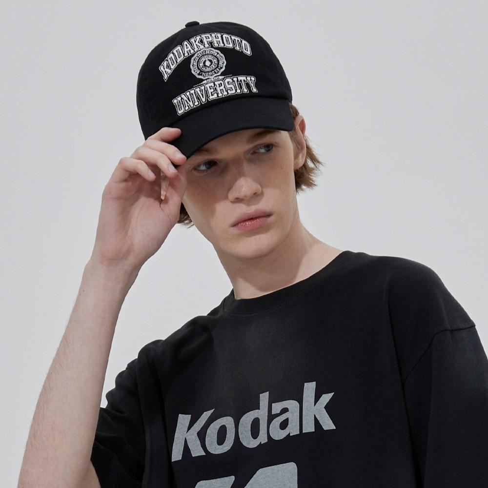 KODAK Oversized Kodak Color Ball Cap Black