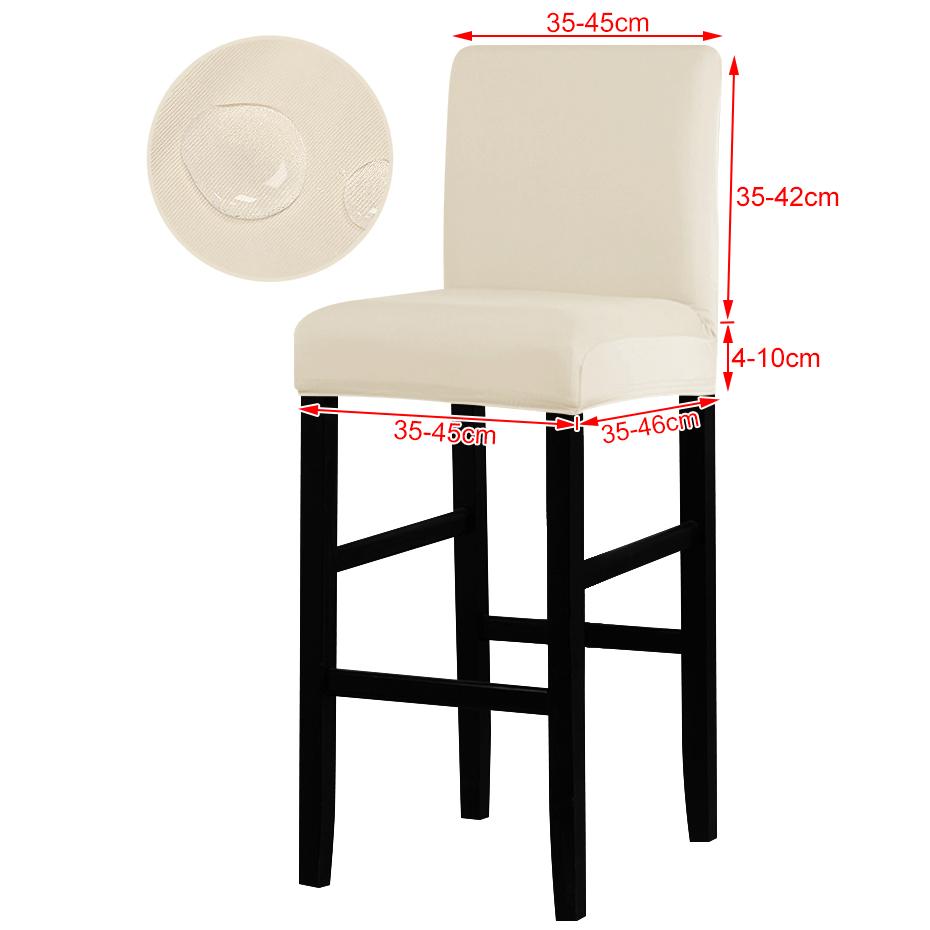 3 Different Sizes Waterproof Fabric Chair Cover Stretch Seat Chair Covers For Hotel Party Banquet Chair Slipcovers Home Decor