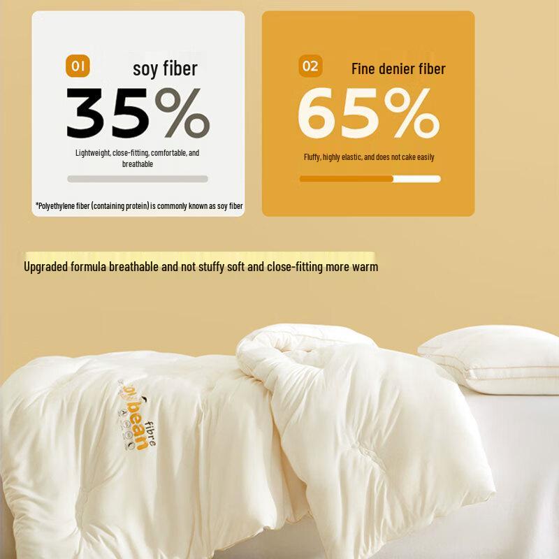 Duoxihuan Antimicrobial Soybean Fiber All-Season Quilt