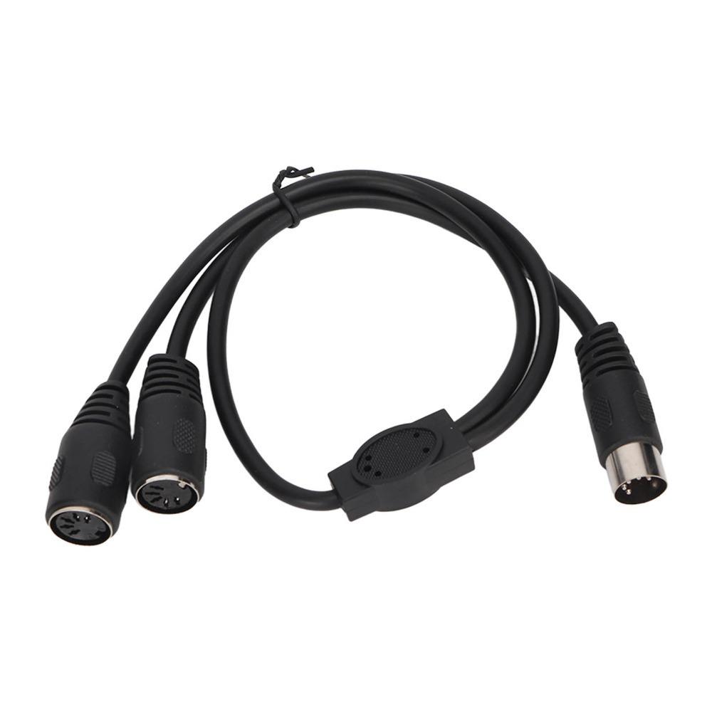 High Accuracy MIDI Sync Breakout Cable 1.6ft Y Splitter Cable Music Production Setup